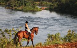 Uganda Wanderritt am Nil 