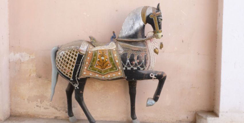 Indien - Marwari Statue in Rajasthan