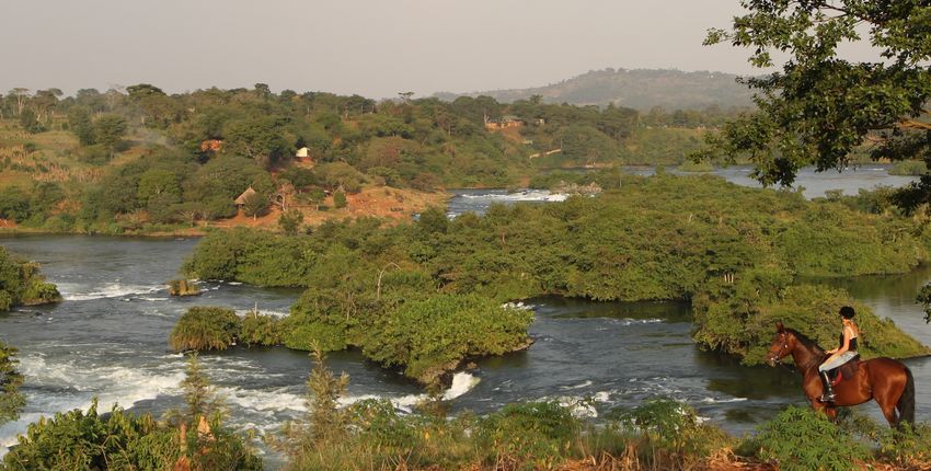 Wanderritt am Victoria Nil