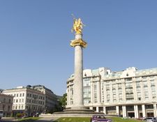Georgien Tiflis St. Georg Statue