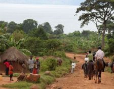 unterwegs im ländlichen Uganda