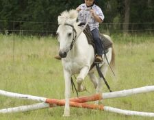 Reiter-Wettkampf für Kinder